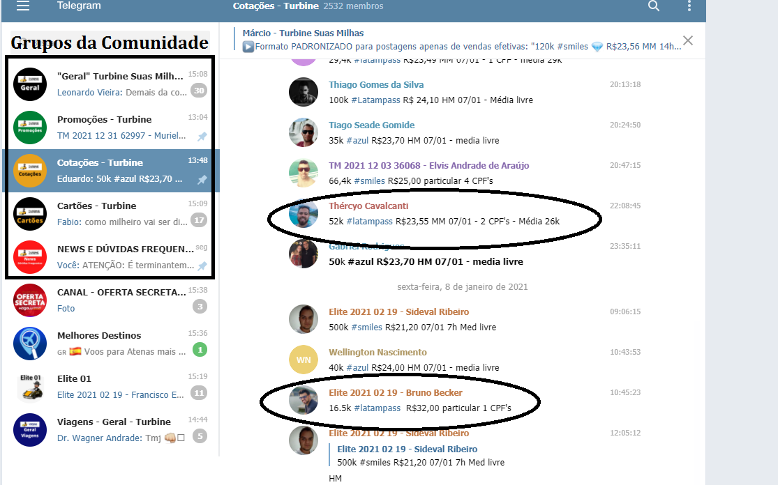 Grupos Comunidade Turbine suas Milhas